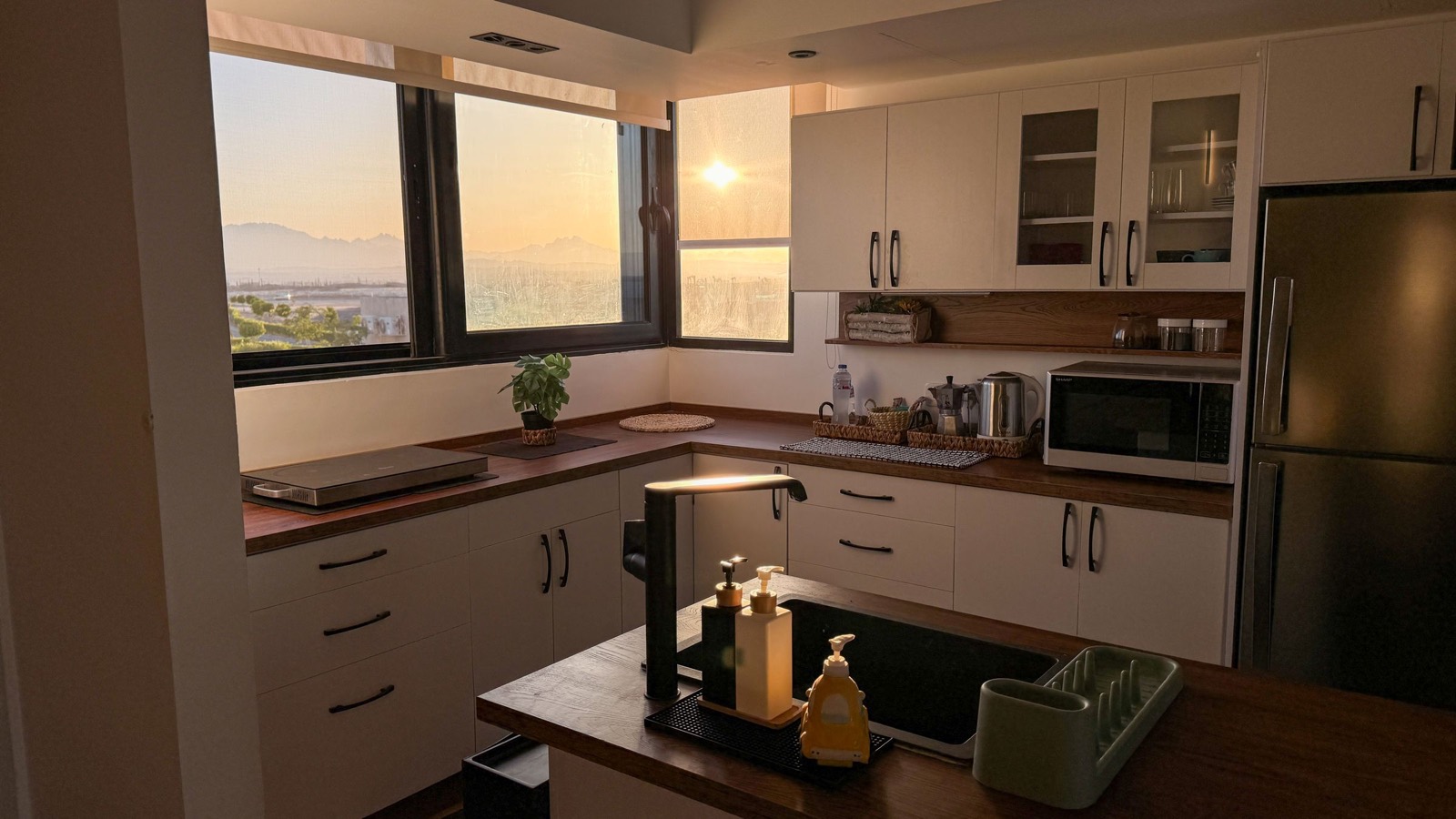 Kitchen in the morning light