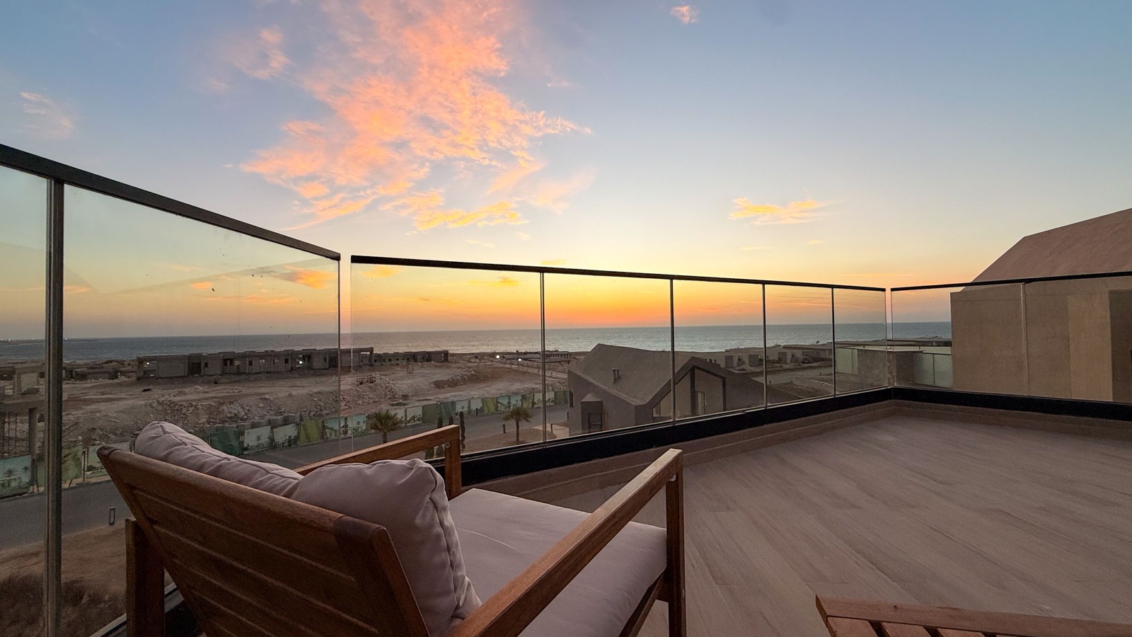 The terrace